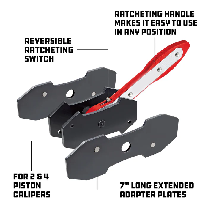 Ratcheting Brake Caliper Piston Tool