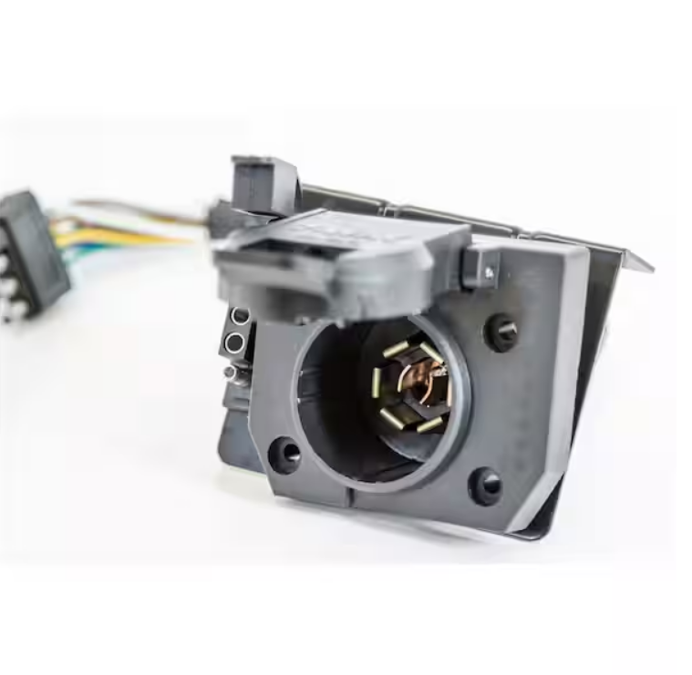 7-Way Dual-Plug Trailer Connector with 10 in. Prewired Harness