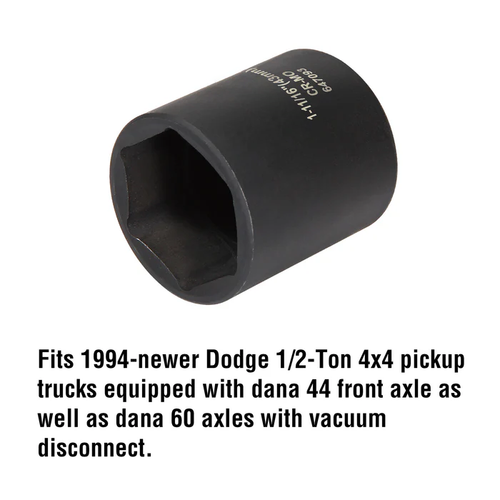 1/2 in. Drive 1-11/16 in. Spindle Nut Socket – Fits Dodge Vehicles