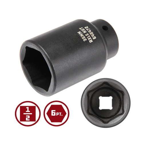 1/2 in. Dr. 36mm Axle Nut Socket