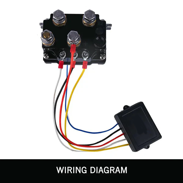 Universal 500A DC Winch Solenoid Relay Controller