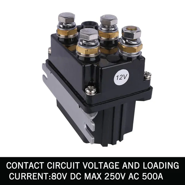 Universal 500A DC Winch Solenoid Relay Controller