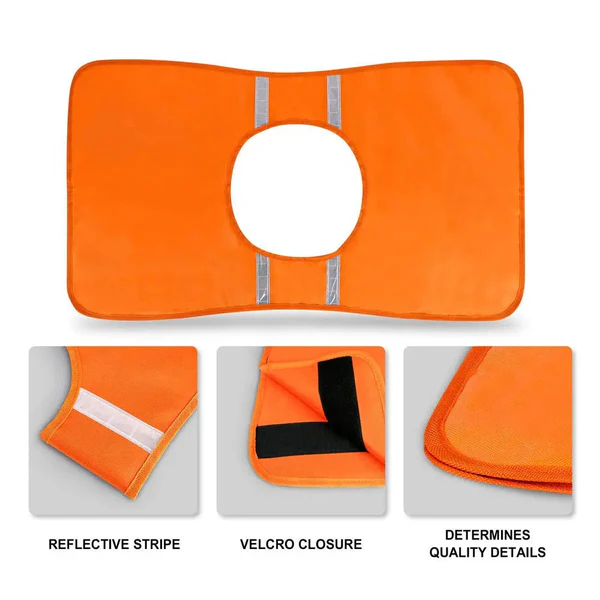 Off-Road Winch Damper with Storage Pocket and Reflective Strips